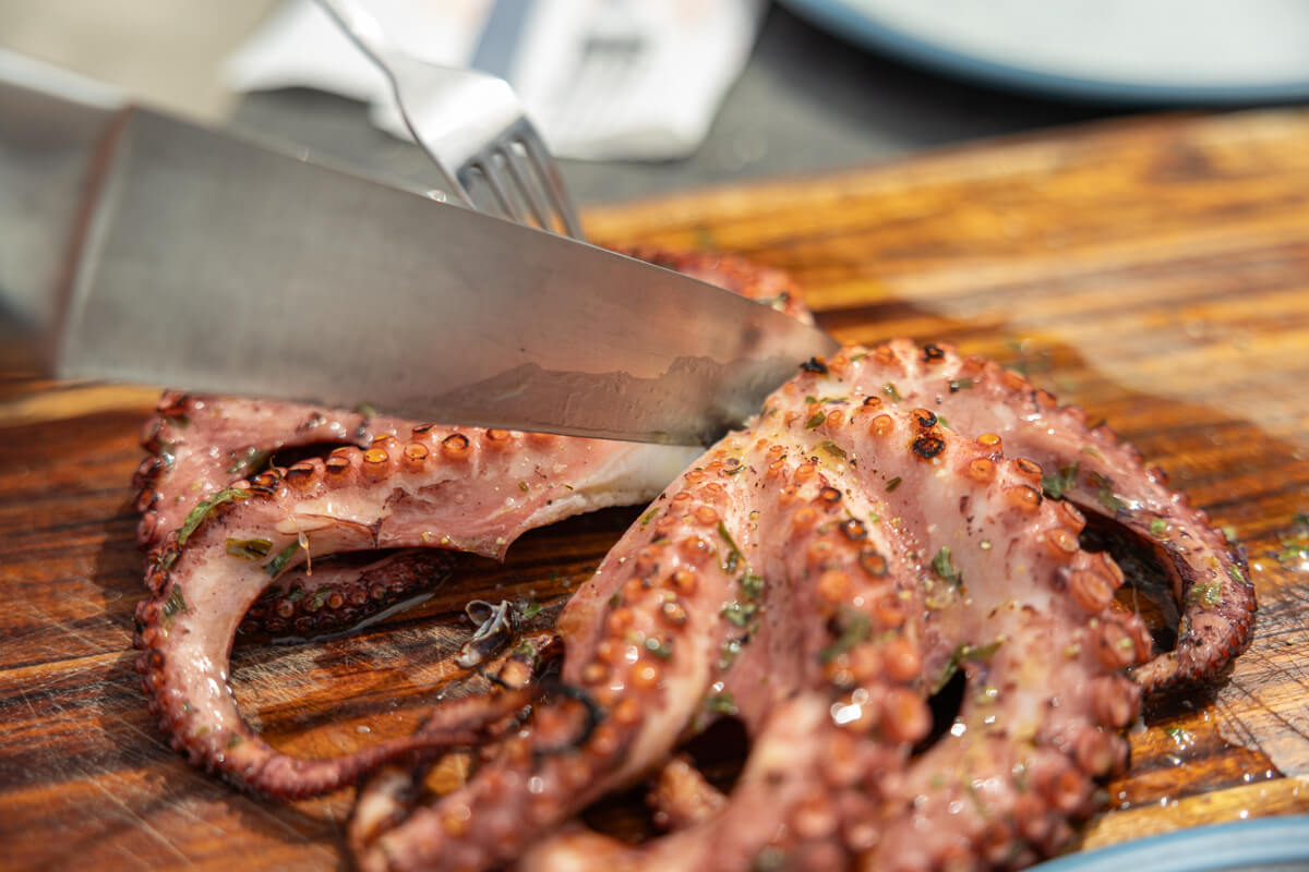 Oktopus vom Grill Rezept